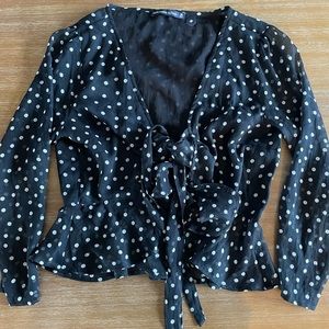 Abercrombie & Fitch tie front top